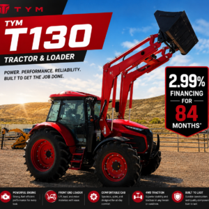 TYM T130 Series 6, Utility Tractor & Loader