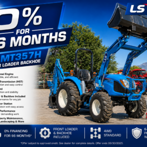 LS MT357H - Tractor, Loader & Backhoe