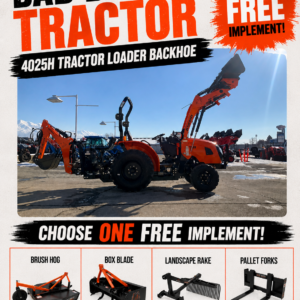 Bad Boy 4025H - Tractor, Loader and Backhoe