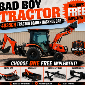 Bad Boy 4035CH - Tractor, Loader and Backhoe