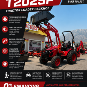 TYM T2025P TRACTOR LOADER BACKHOE