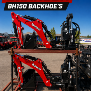 TYM BH150 BACKHOE (OLD RED COLOR) (BRANSON STICKERED)