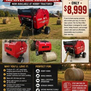 TAR RIVER MINI ROUND BALER (870NW)